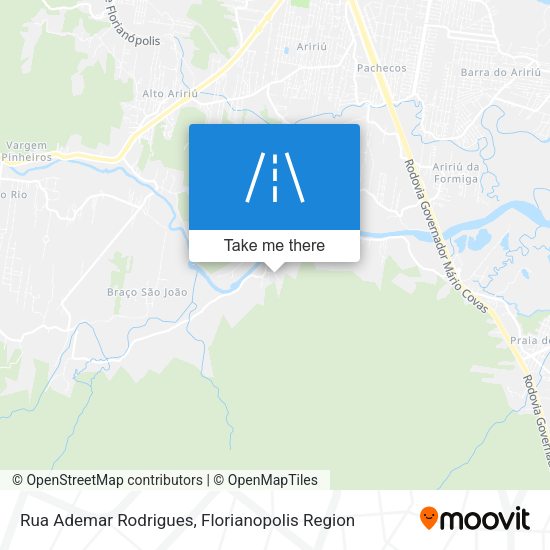 Rua Ademar Rodrigues map