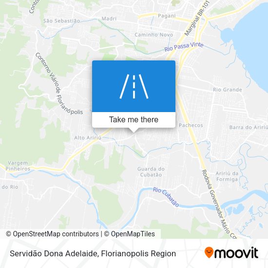 Servidão Dona Adelaide map