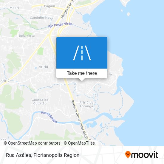 Rua Azálea map