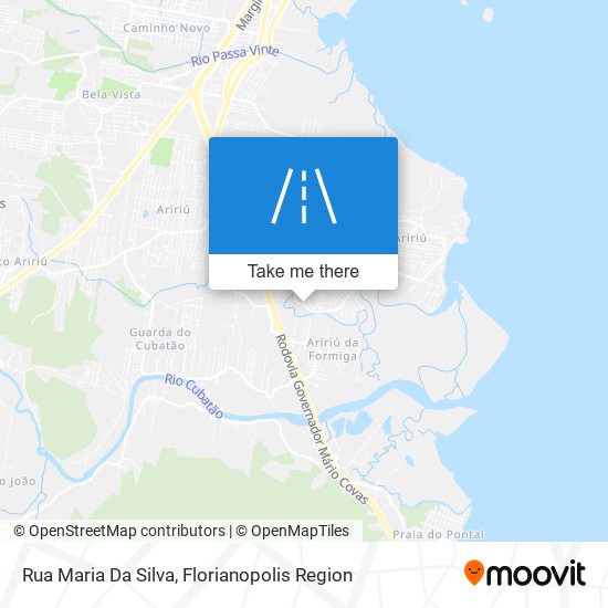 Mapa Rua Maria Da Silva