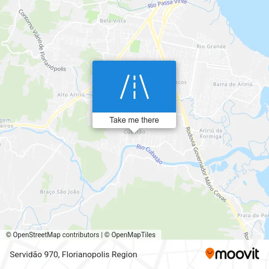 Servidão 970 map
