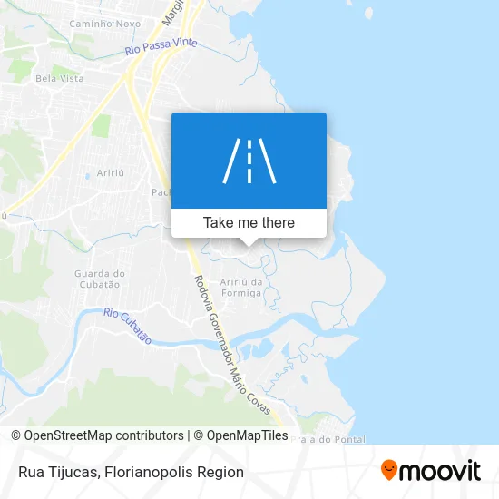 Rua Tijucas map