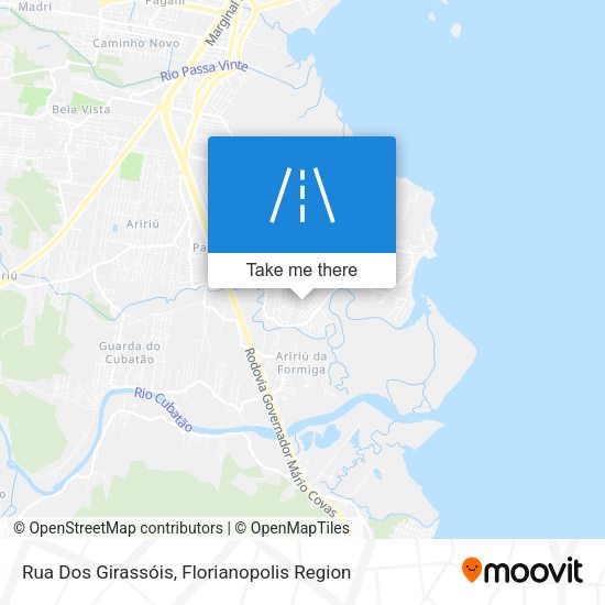 Rua Dos Girassóis map
