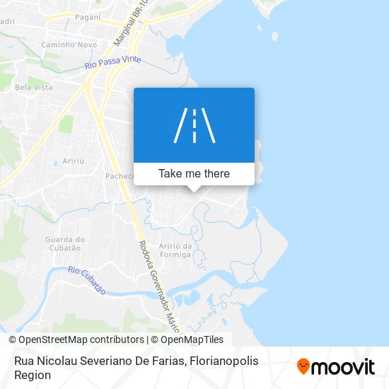 Mapa Rua Nicolau Severiano De Farias