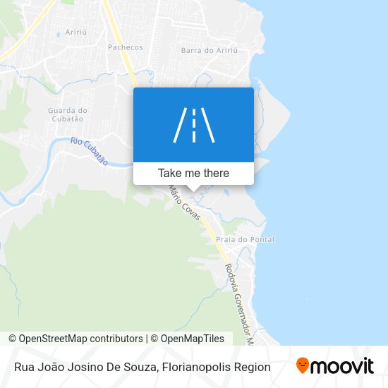 Rua João Josino De Souza map