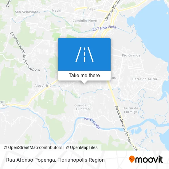 Rua Afonso Popenga map