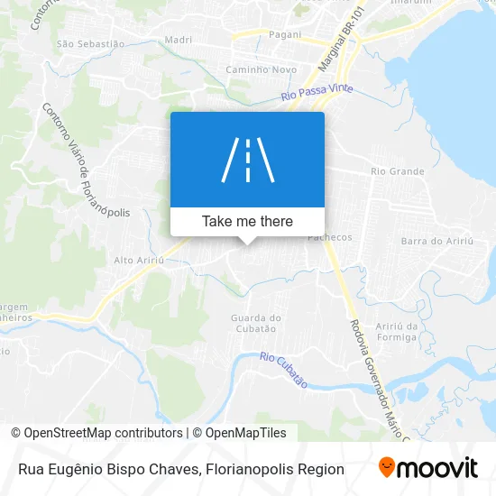 Rua Eugênio Bispo Chaves map