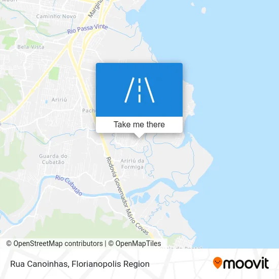Rua Canoinhas map