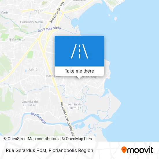 Rua Gerardus Post map