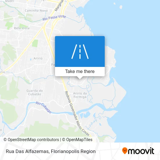 Rua Das Alfazemas map