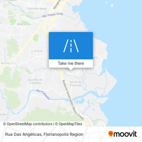 Rua Das Angélicas map