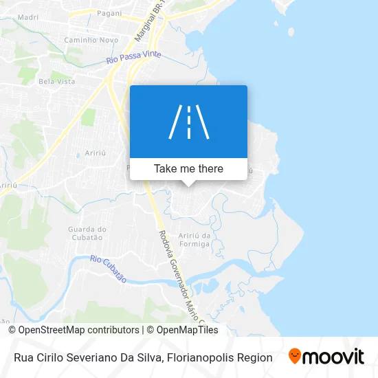 Rua Cirilo Severiano Da Silva map
