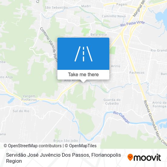 Servidão José Juvêncio Dos Passos map
