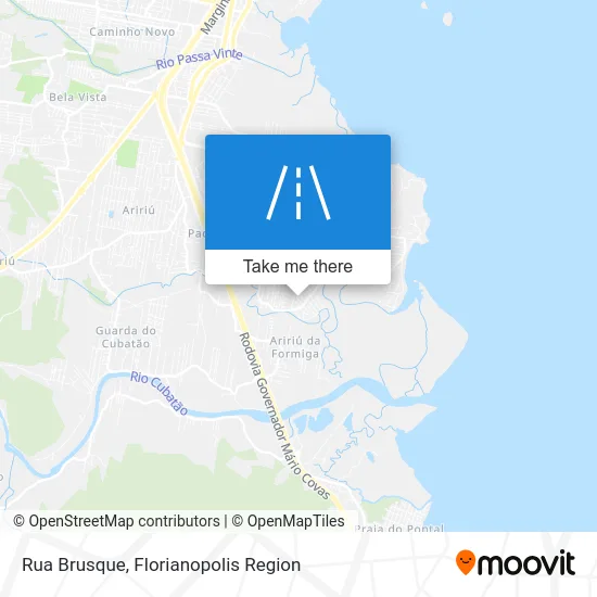 Rua Brusque map