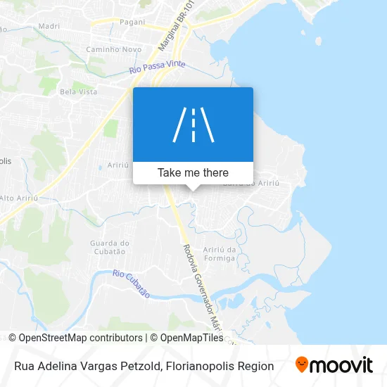 Rua Adelina Vargas Petzold map