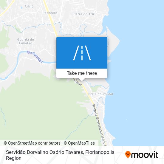 Servidão Dorvalino Osório Tavares map
