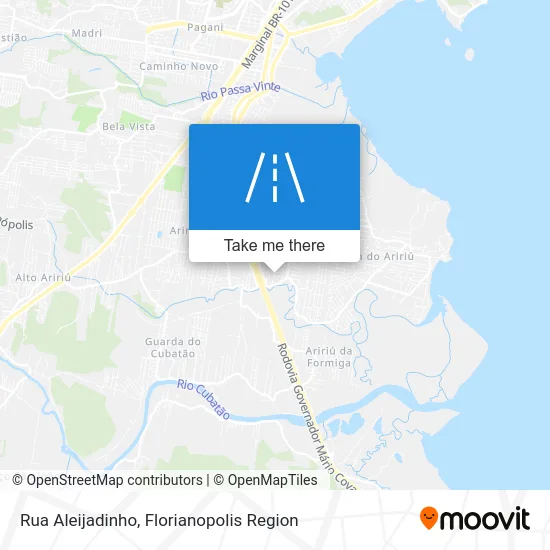 Rua Aleijadinho map