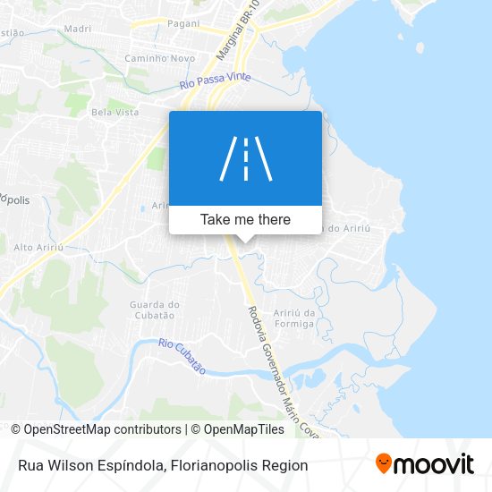 Rua Wilson Espíndola map