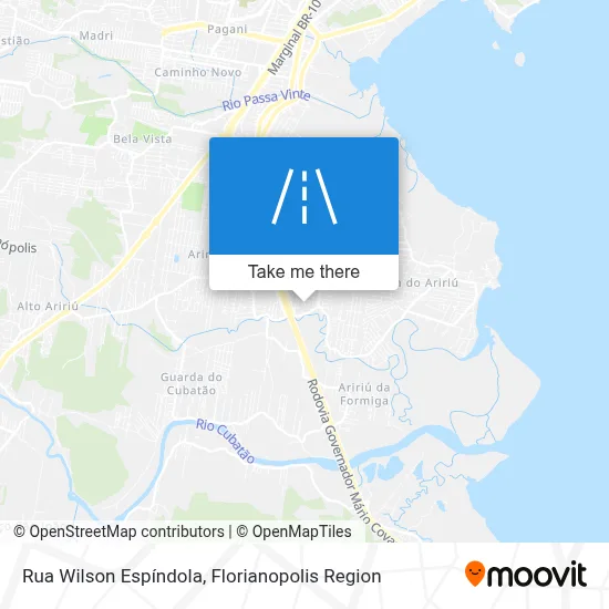 Rua Wilson Espíndola map