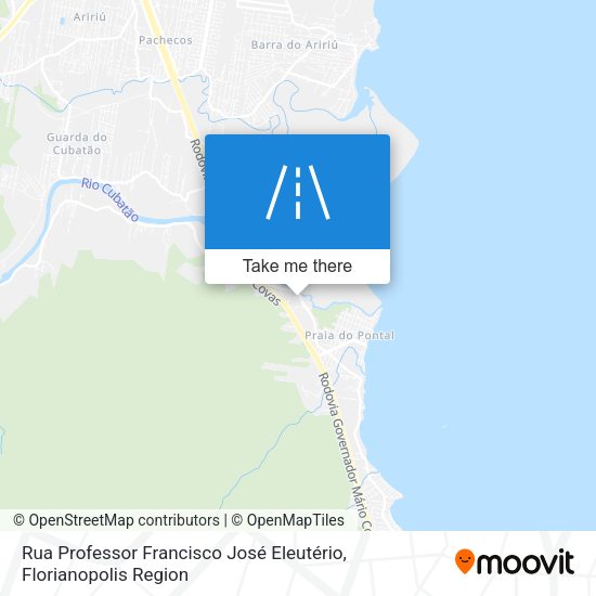 Rua Professor Francisco José Eleutério map