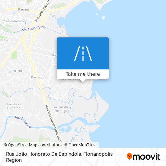 Rua João Honorato De Espíndola map