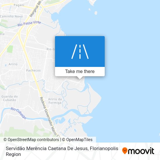 Servidão Merência Caetana De Jesus map