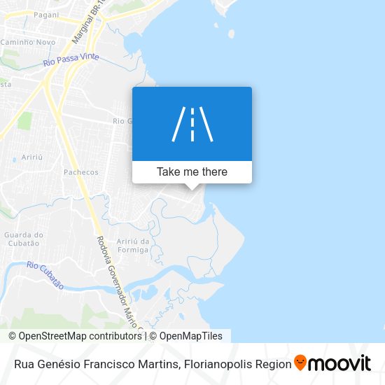 Rua Genésio Francisco Martins map