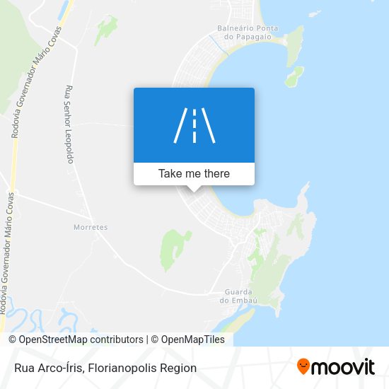 Rua Arco-Íris map