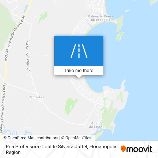 Rua Professora Clotilde Silveira Juttel map