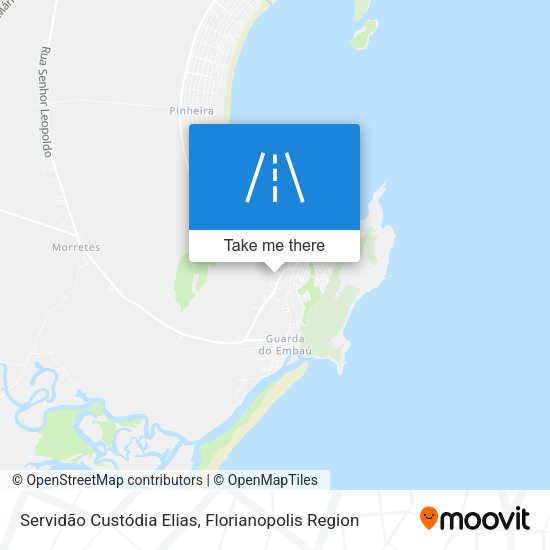 Servidão Custódia Elias map