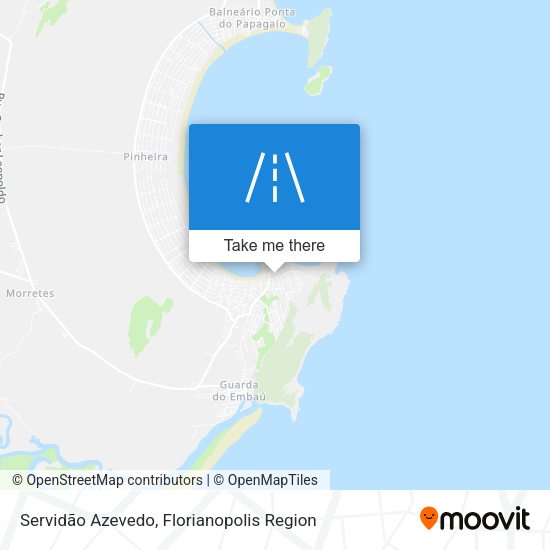 Servidão Azevedo map