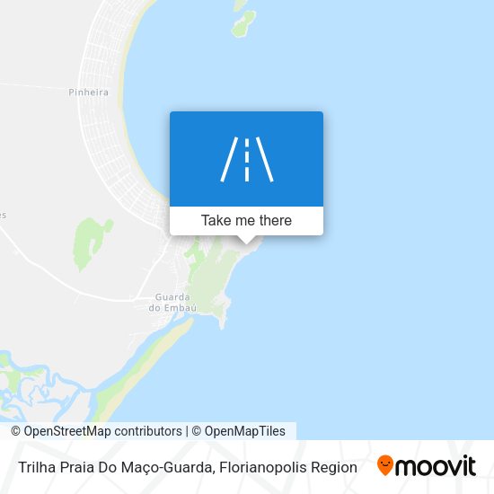 Trilha Praia Do Maço-Guarda map