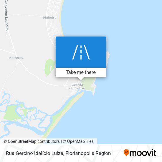 Rua Gercino Idalício Luíza map