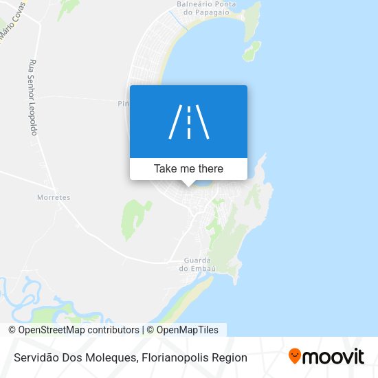 Servidão Dos Moleques map