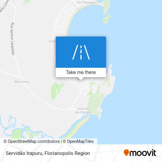Servidão Irapuru map