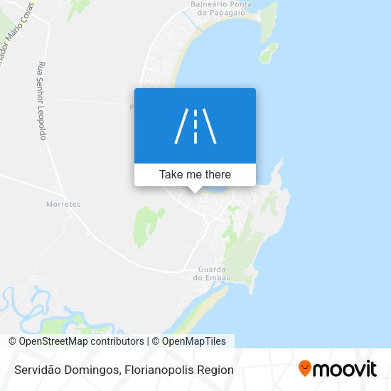 Servidão Domingos map