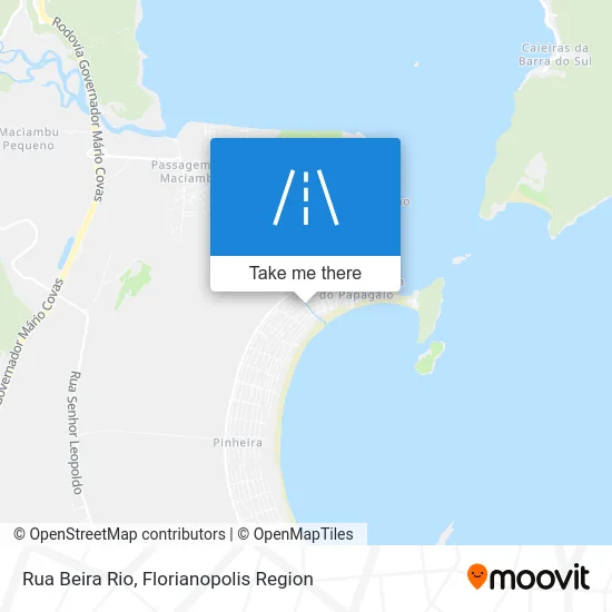 Rua Beira Rio map