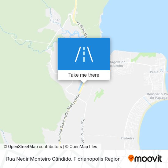 Rua Nedir Monteiro Cândido map