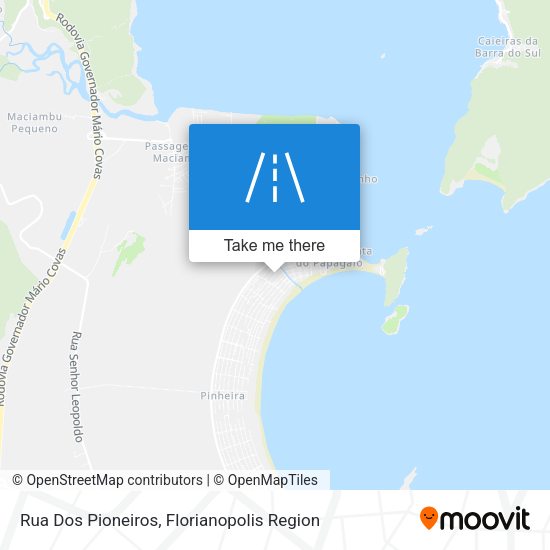 Rua Dos Pioneiros map