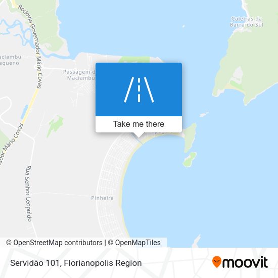 Servidão 101 map