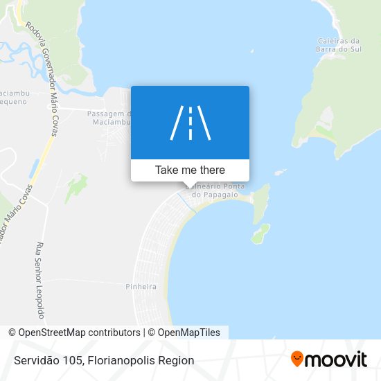 Servidão 105 map