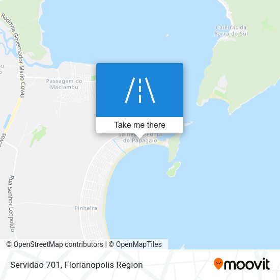 Servidão 701 map