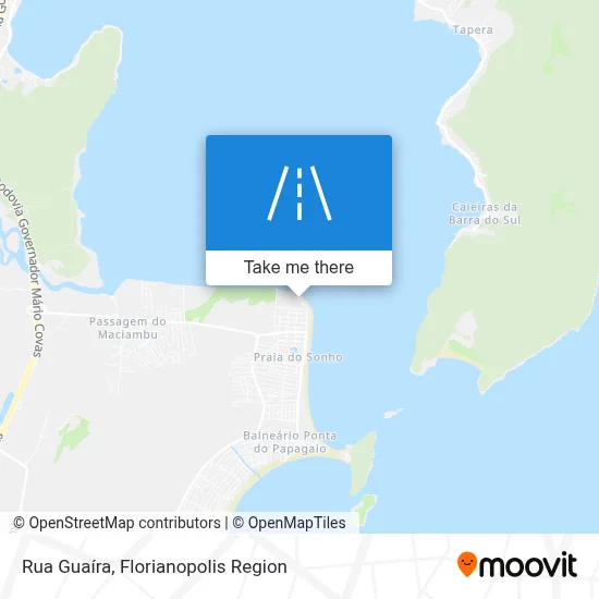 Rua Guaíra map