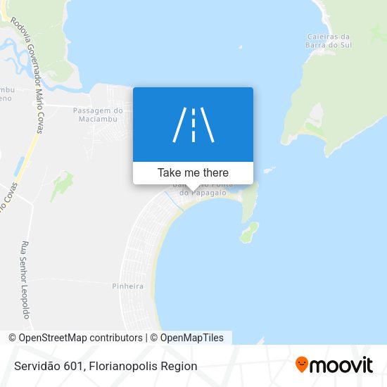 Servidão 601 map