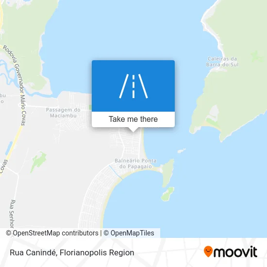 Rua Canindé map