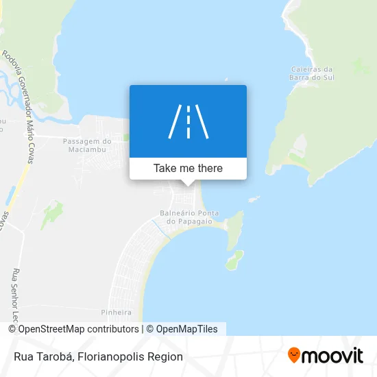 Rua Tarobá map