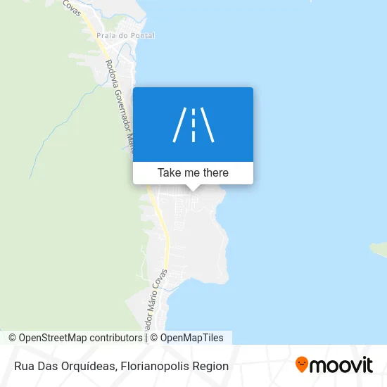 Rua Das Orquídeas map