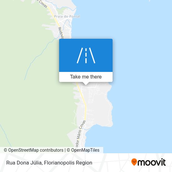 Rua Dona Júlia map