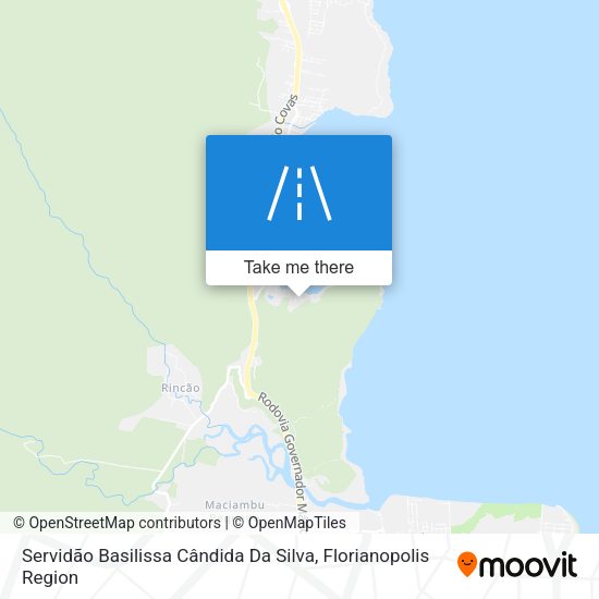 Servidão Basilissa Cândida Da Silva map