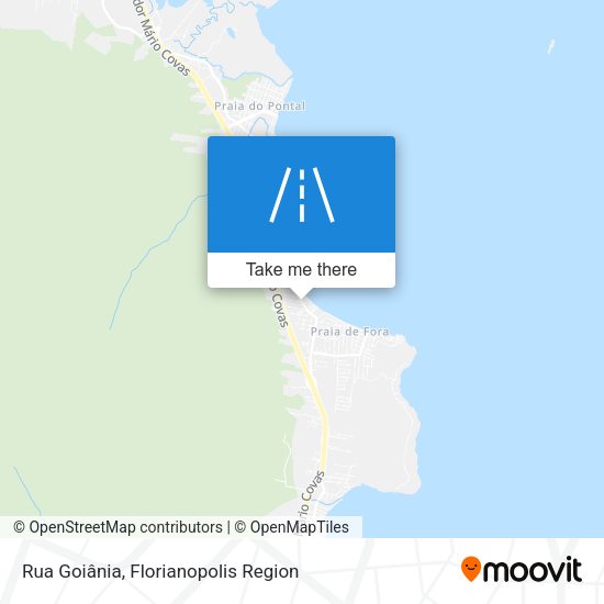 Rua Goiânia map